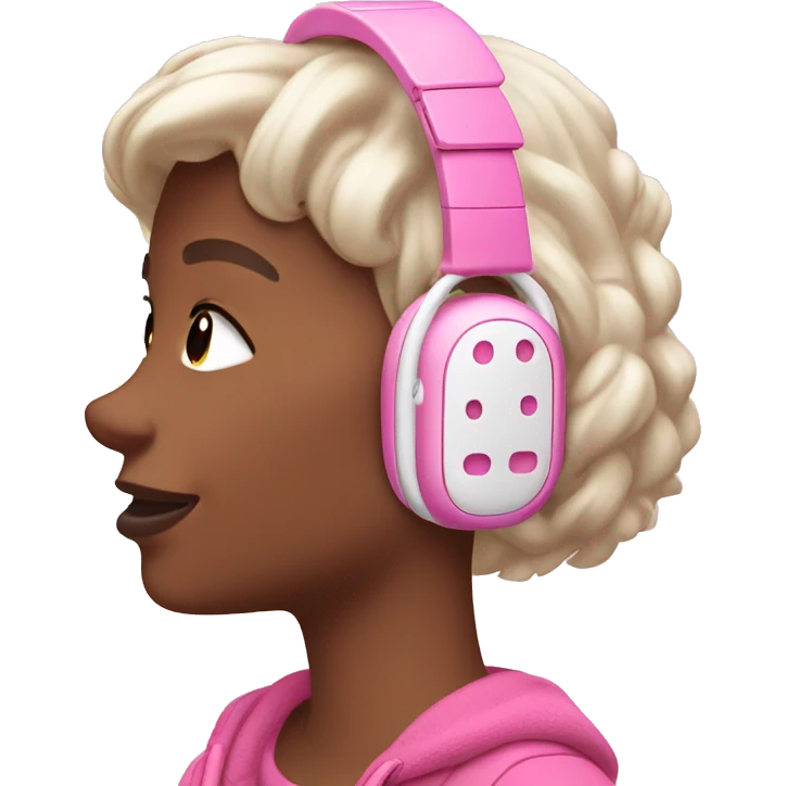 Pink AirPods Max girly  emoji