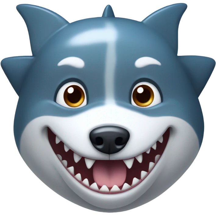 dog shark  emoji