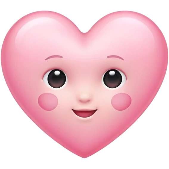 baby pink heart emoji