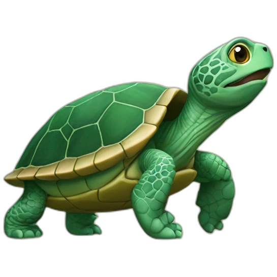 Chat sur tortue emoji