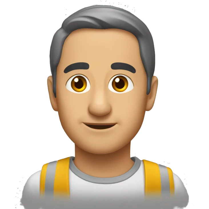 gözlüklü portakal emoji