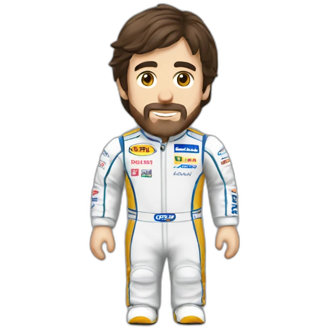 Fernando Alonso con ropa de ikea emoji