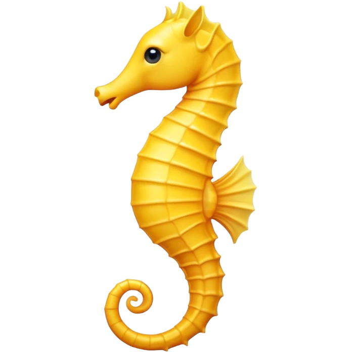 Yellow Seahorse  emoji