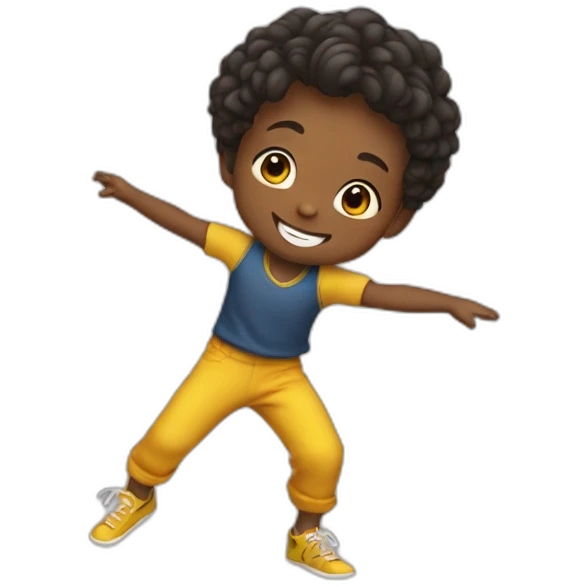 Little kid dance emoji