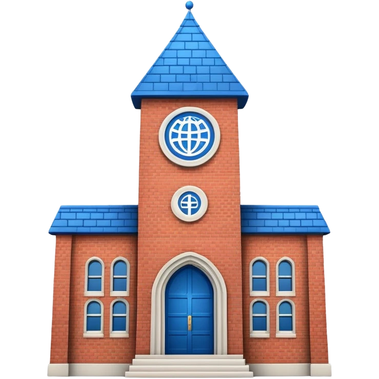 Tower University blue emoji