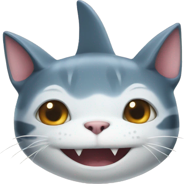 shark cat emoji