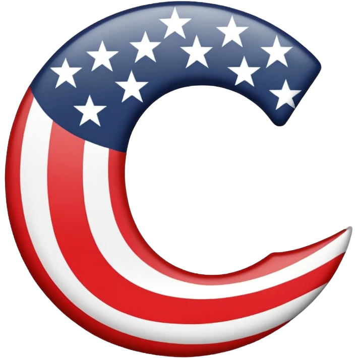 C USA LOGO BLACK BACKGROUND emoji