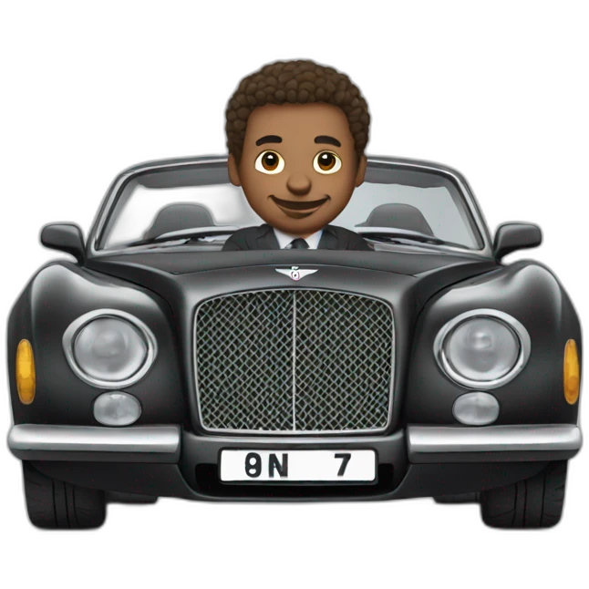 Man in a bentley emoji