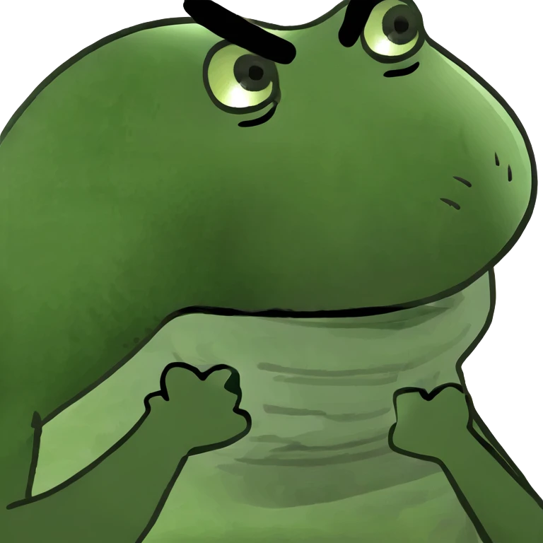 Arms crossed with guys hands grabing his neck yelling  emoji