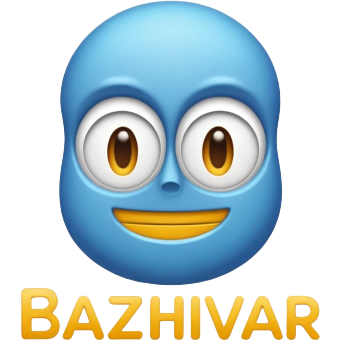 Logo that says Bazhvar emoji