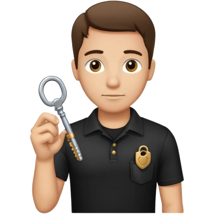 black locksmith emoji