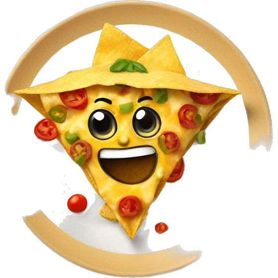 Nachos on a plate emoji