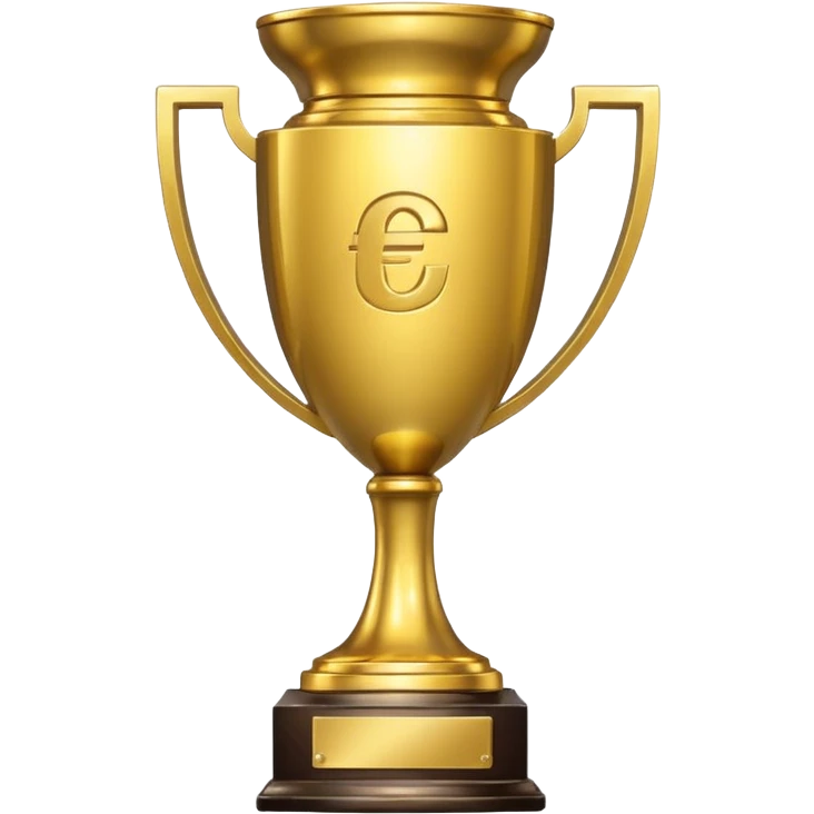 Euro trophy emoji
