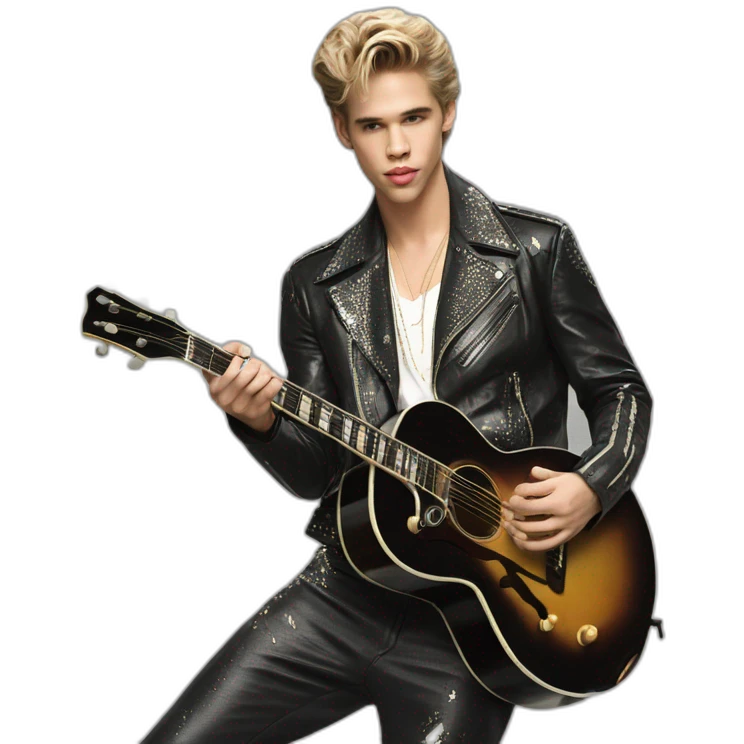 Austin Butler as Elvis Presley emoji