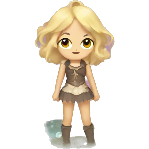 Magical girl in quicksand emoji