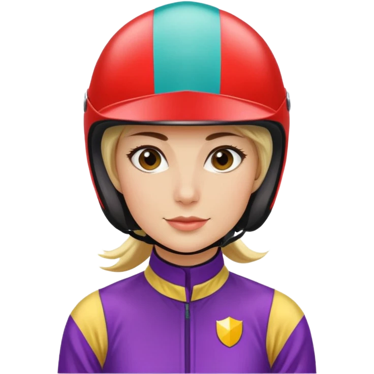  horse jockey woman face emoji