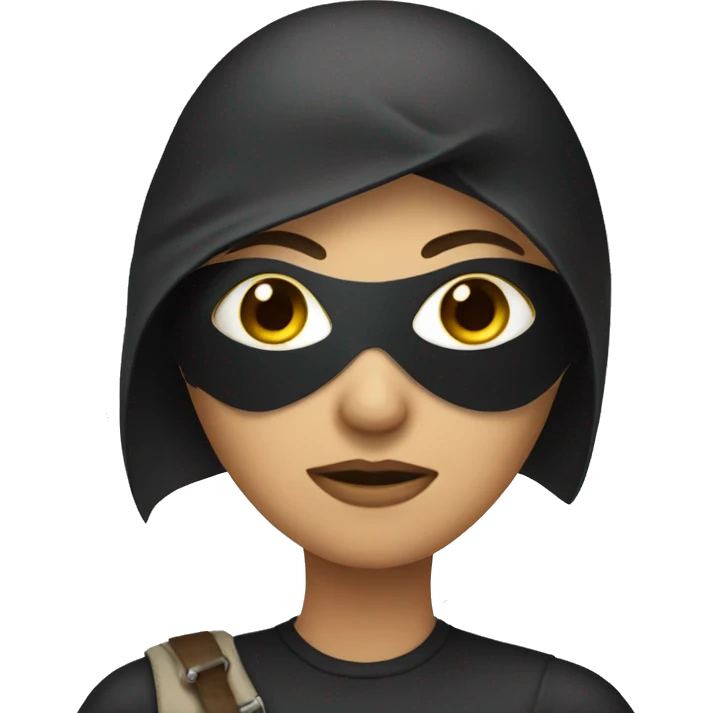 woman thief with eye patch emoji