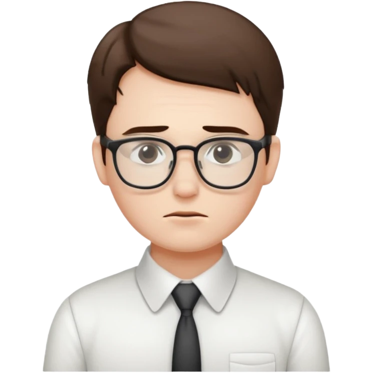 bored office worker emoji