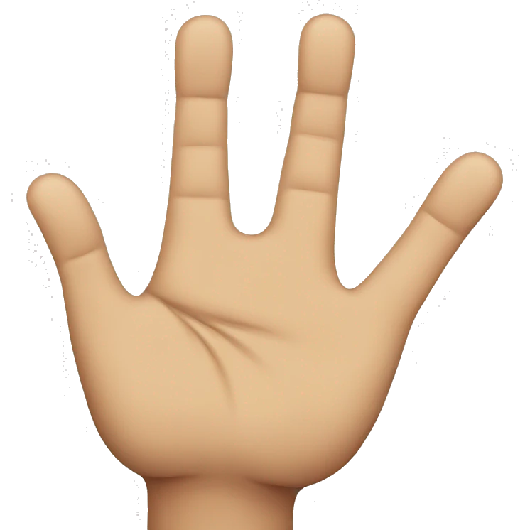 spoiler alert hand emoji