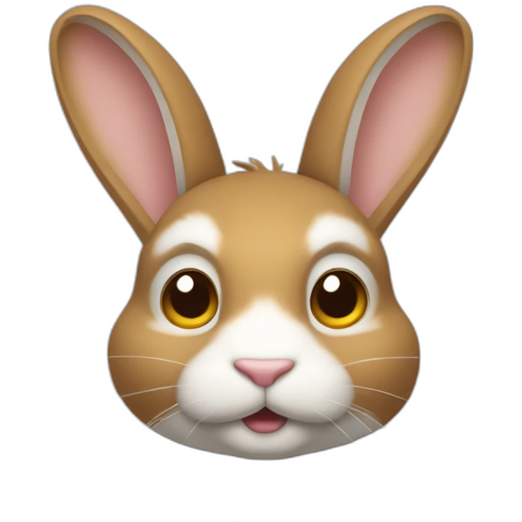 Lapin qui hausse les épaules  emoji