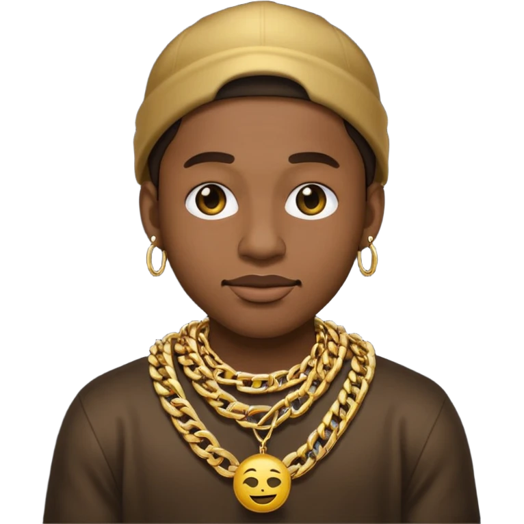 I'm just want a emojii like rapper only face emoji