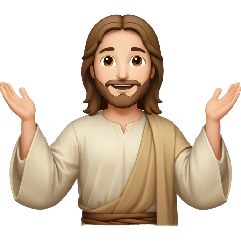 Jesus wanna hug me emoji