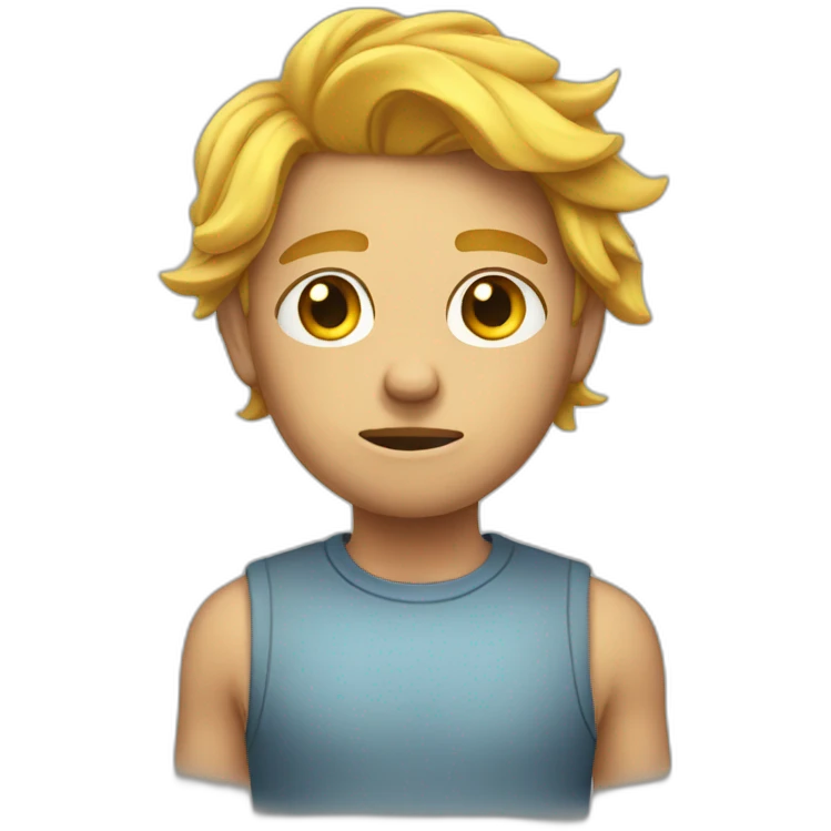 nervously-sweating emoji