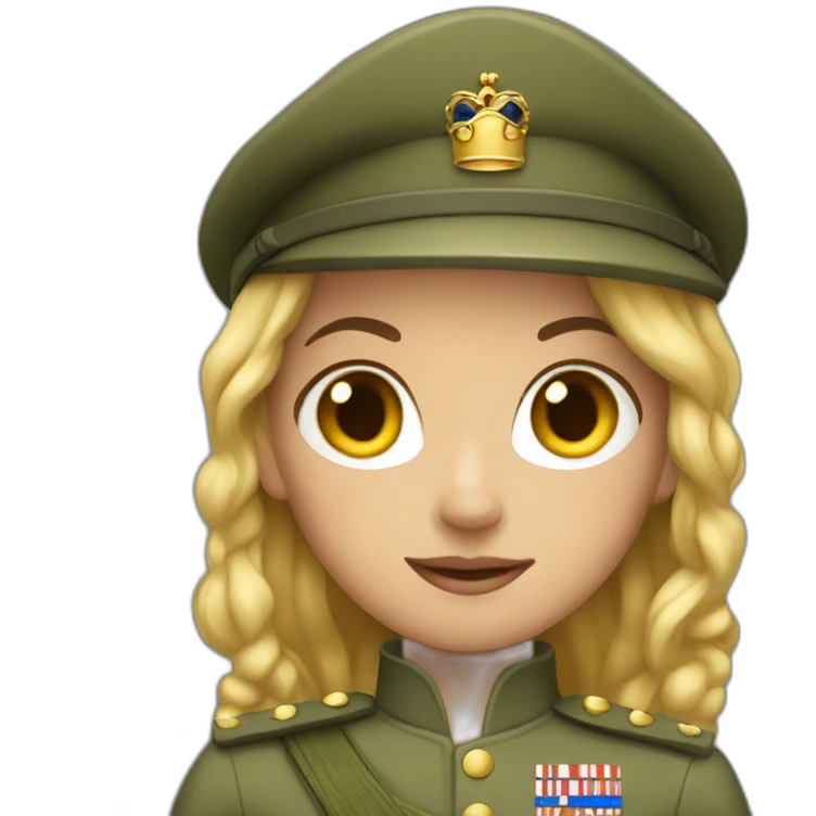 Princess military emoji
