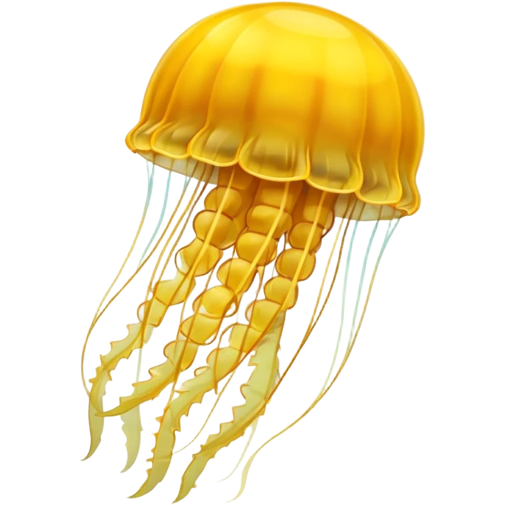 Bright yellow jellyfish  emoji