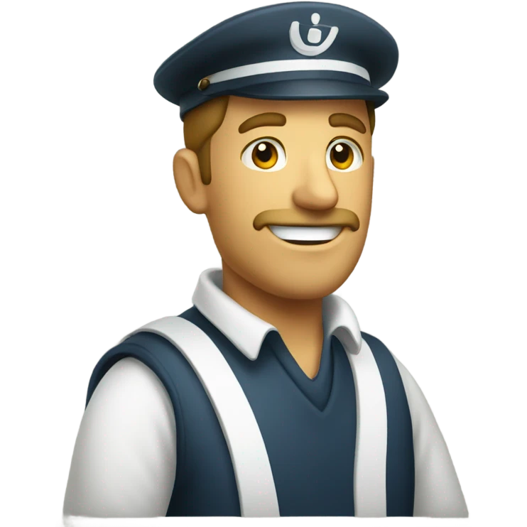 Seaman leaving port emoji