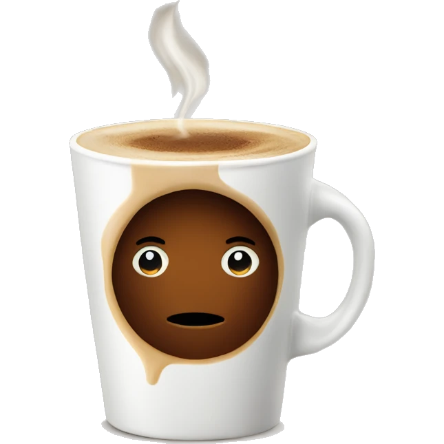 Coffee this milk in nice cup emoji