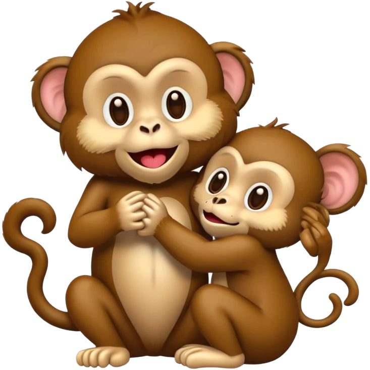 Macaco mandando beijo emoji