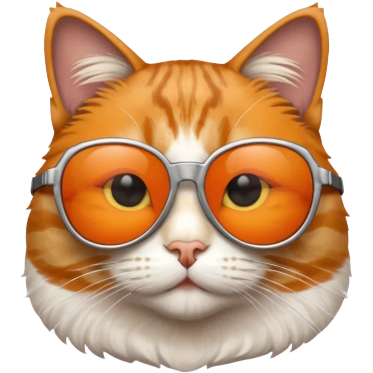 Cat wearing sunglasses emoji