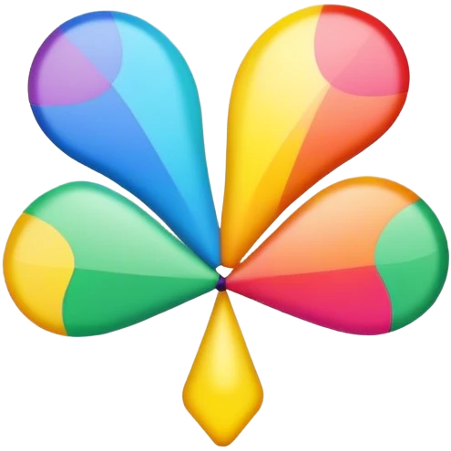 Colorful fanoos  emoji