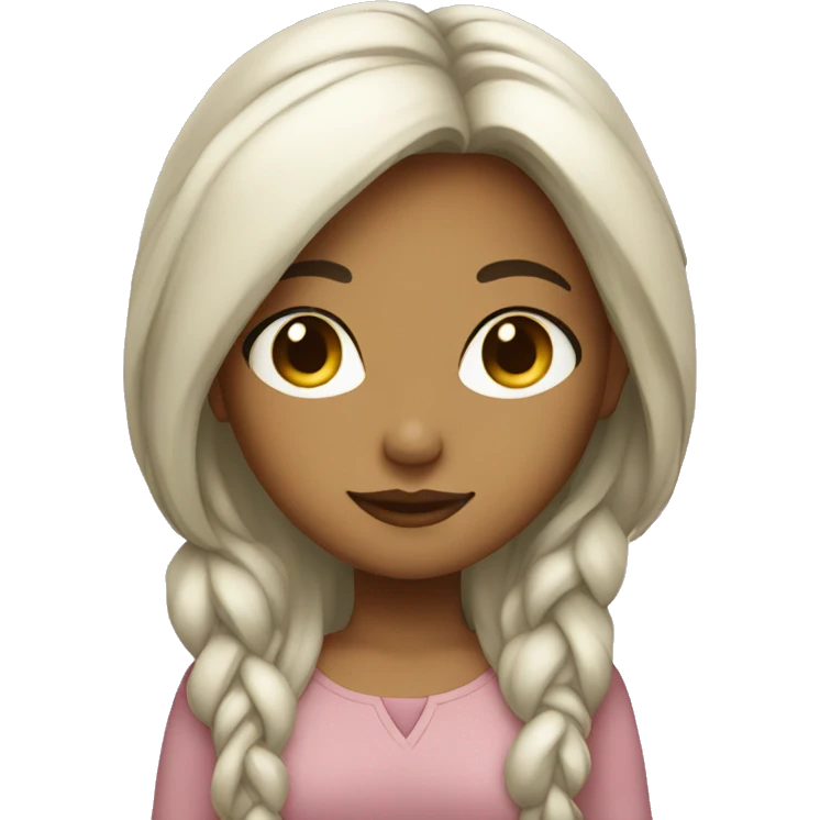 peace and serenity girl emoji