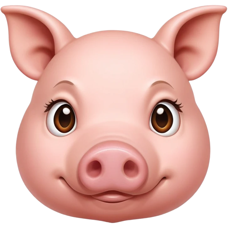 Eva als een varken emoji