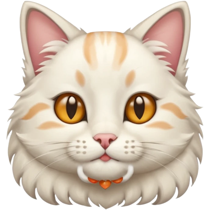 Shying cat and hands on head emoji