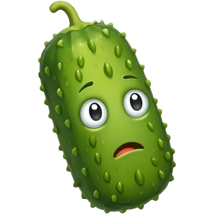 sad pickle  emoji