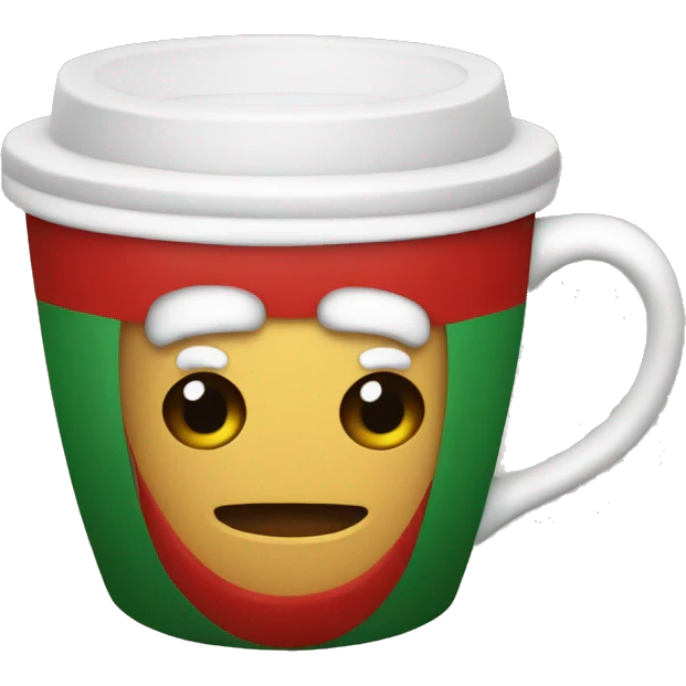 X mas cup emoji
