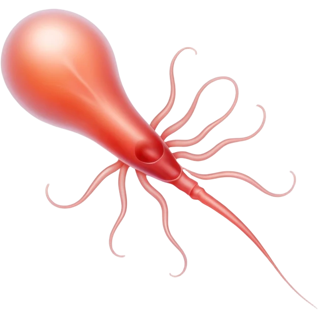 A single sperm cell, reproductive biology emoji