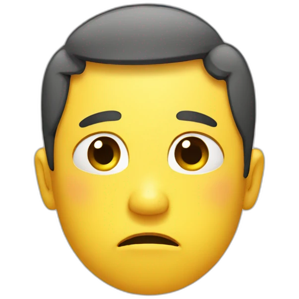 sad face  emoji
