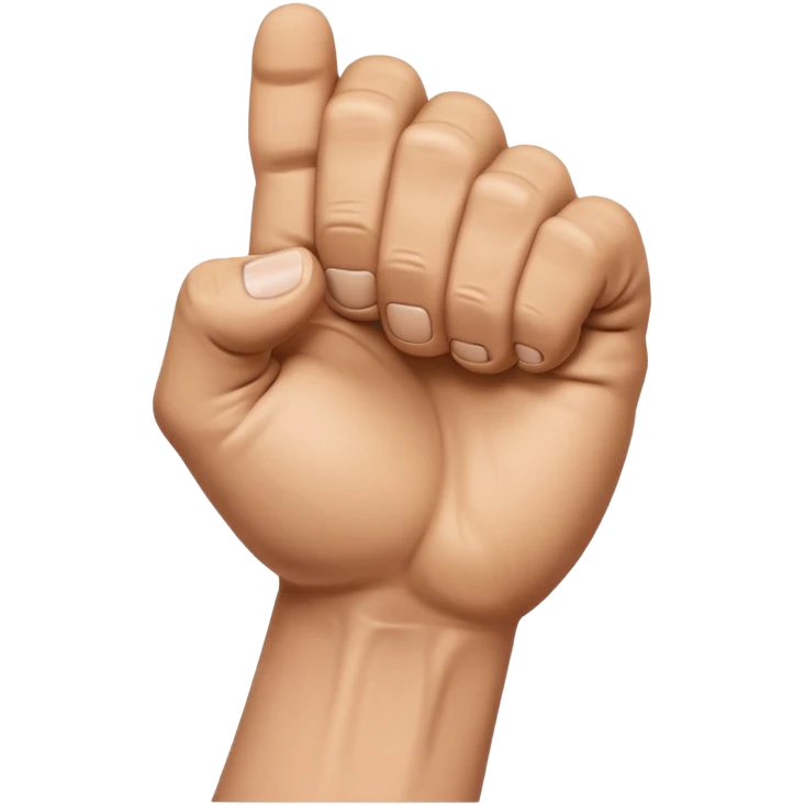 Elini yumruk yapaın emoji
