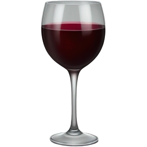 glass of red wine emoji