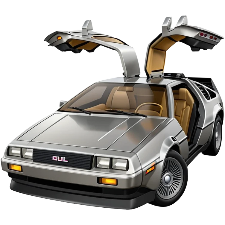 DeLorean DMC-12 emoji