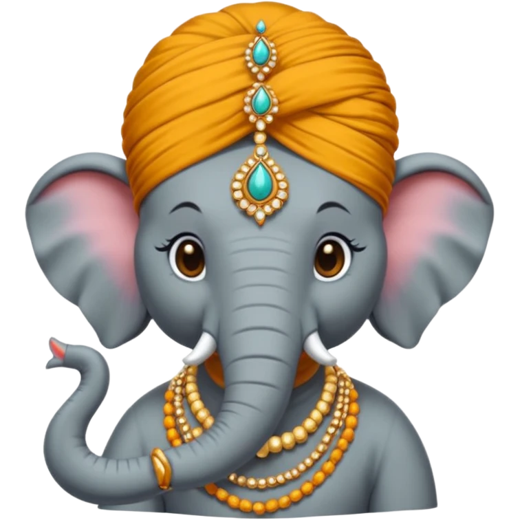 un éléphant indien du maharadja emoji
