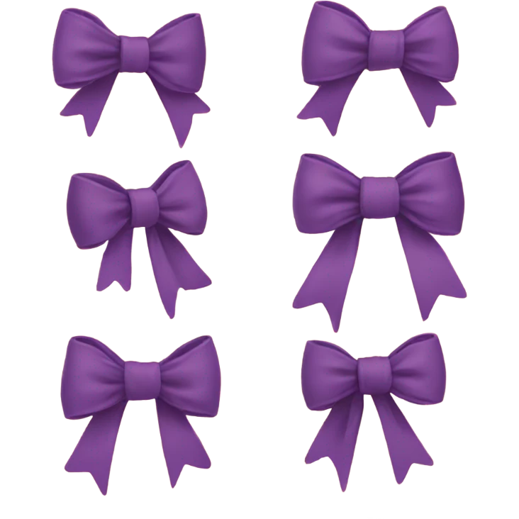 Bows emoji