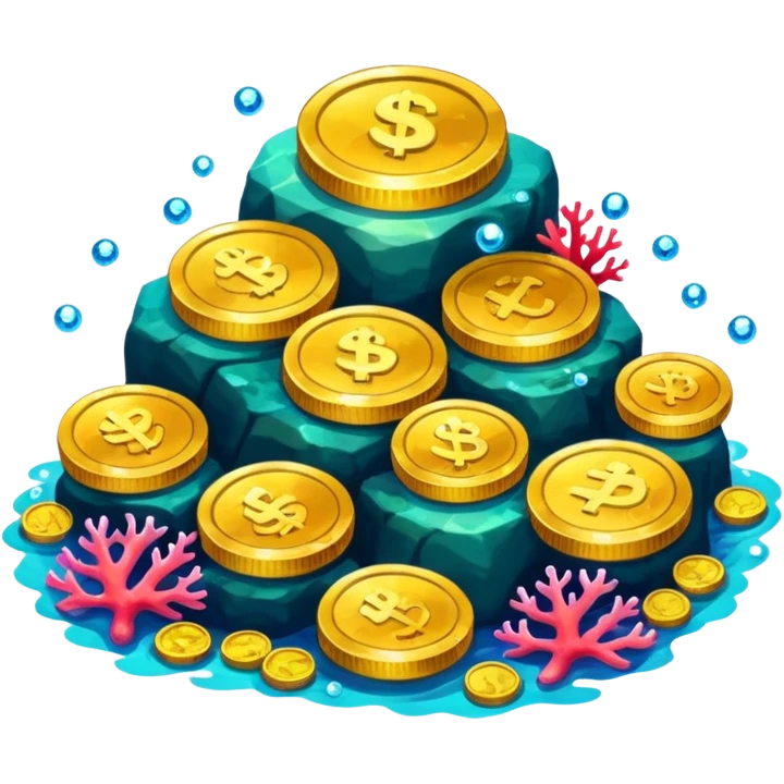 Coral Reef Treasure emoji