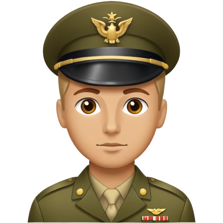 military soldier in uniform emoji
