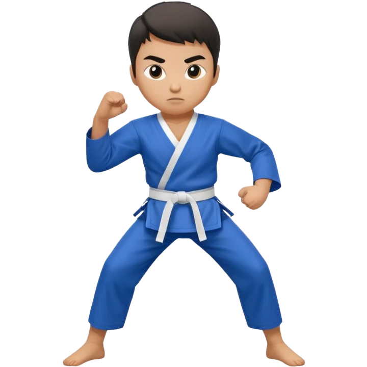 Taekwondo fighting  emoji