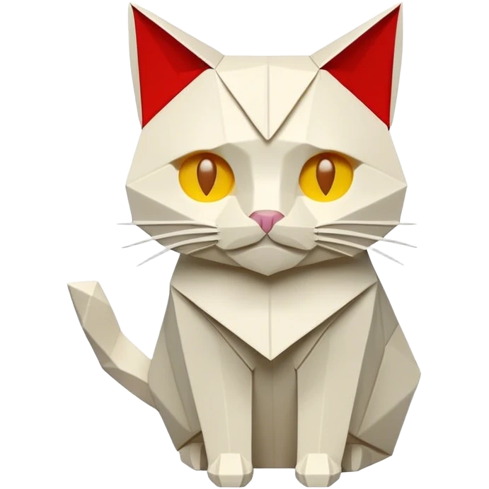 cat origami emoji